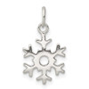 Sterling Silver Polished Snowflake Charm QC8601