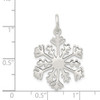 Sterling Silver Polished Snowflake Charm QC4750