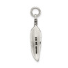 Sterling Silver Antiqued Feather Charm QC6371