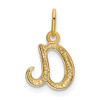 14k Yellow Gold Yellow Gold Initial Charm YC1060A