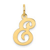 14k Yellow Gold Initial E Charm YC248E