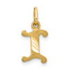 14k Yellow Gold Initial I Charm C565I