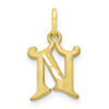 10k Yellow Gold Initial N Charm 10C764N