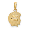 14k Yellow Gold Boy Charm K4752