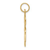 14k Yellow Gold Satin Girl Charm