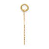 14k Yellow Gold Solid Polished Boys Head Charm