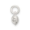 Sterling Silver Polished Puffed Heart Charm QC9182