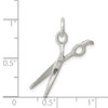 Sterling Silver Scissors Charm QC810