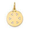 14k Yellow Gold Small Emt Medical Charm