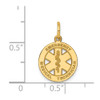 14k Yellow Gold Small Emt Medical Charm