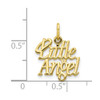 10k Yellow Gold Little Angel w/Halo Charm