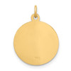 14k Yellow Gold Confirmation Medal Charm XR358