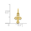 10k Yellow Gold Cross Charm 10C75