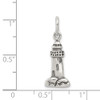 Sterling Silver Antiqued Lighthouse Charm QC4930