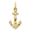 10k Yellow Gold Anchor Charm 10C563