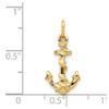 14k Yellow Gold Anchor Charm C1170