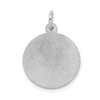 Sterling Silver Rhodium-plated Happy Anniversary Disc Charm QC348