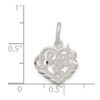 Sterling Silver Sweet 16 Charm QC3076