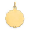 14k Yellow Gold Happy Birthday Charm XAC762