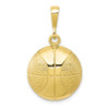 10k Yellow Gold Basketball Charm 10C185