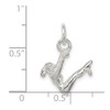 Sterling Silver Gymnast Charm QC756