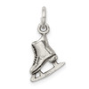 Sterling Silver Antiqued Ice Skate Charm