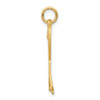 14k Yellow Gold Ski Poles Charm