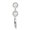 Sterling Silver Enameled Soccer Ball Charm QC6476