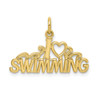 10k Yellow Gold Swimming Charm