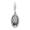 Sterling Silver Antiqued XOXO w/Lobster Clasp Charm