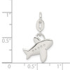 Sterling Silver Polished Airplane Charm