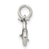 Sterling Silver Antiqued Bicycle Charm