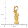 14k Yellow Gold 3D Statue Of Liberty Charm A0685