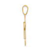 14k Yellow Gold Girl Charm XK116