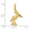 10k Yellow Gold Pelican Pendant