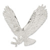 Sterling Silver Polished and Textured Eagle Slide Pendant