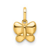 14k Yellow Gold Polished Butterfly Pendant YC1409