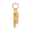 14k Yellow Gold Dalmatian Dog Pendant