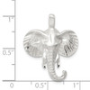 Sterling Silver Elephant Head Pendant