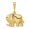 10k Yellow Gold Elephant Pendant