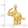 14k Yellow Gold Elephant Pendant C112