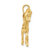 14k Yellow Gold 2-D Horse Pendant K6544