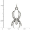 Sterling Silver Antiqued Spider Pendant