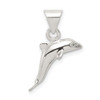 Sterling Silver Dolphin Pendant QC4039