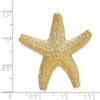 14k Yellow Gold Starfish Slide