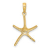 14k Yellow Gold Dancing Starfish w/Bail Pendant