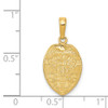 14k Yellow Gold Police Officer Badge Pendant