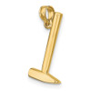 14k Yellow Gold 3-D Hammer Pendant