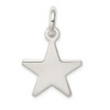 Sterling Silver Star Pendant QC6055