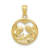 10k Yellow Gold Nativity Pendant